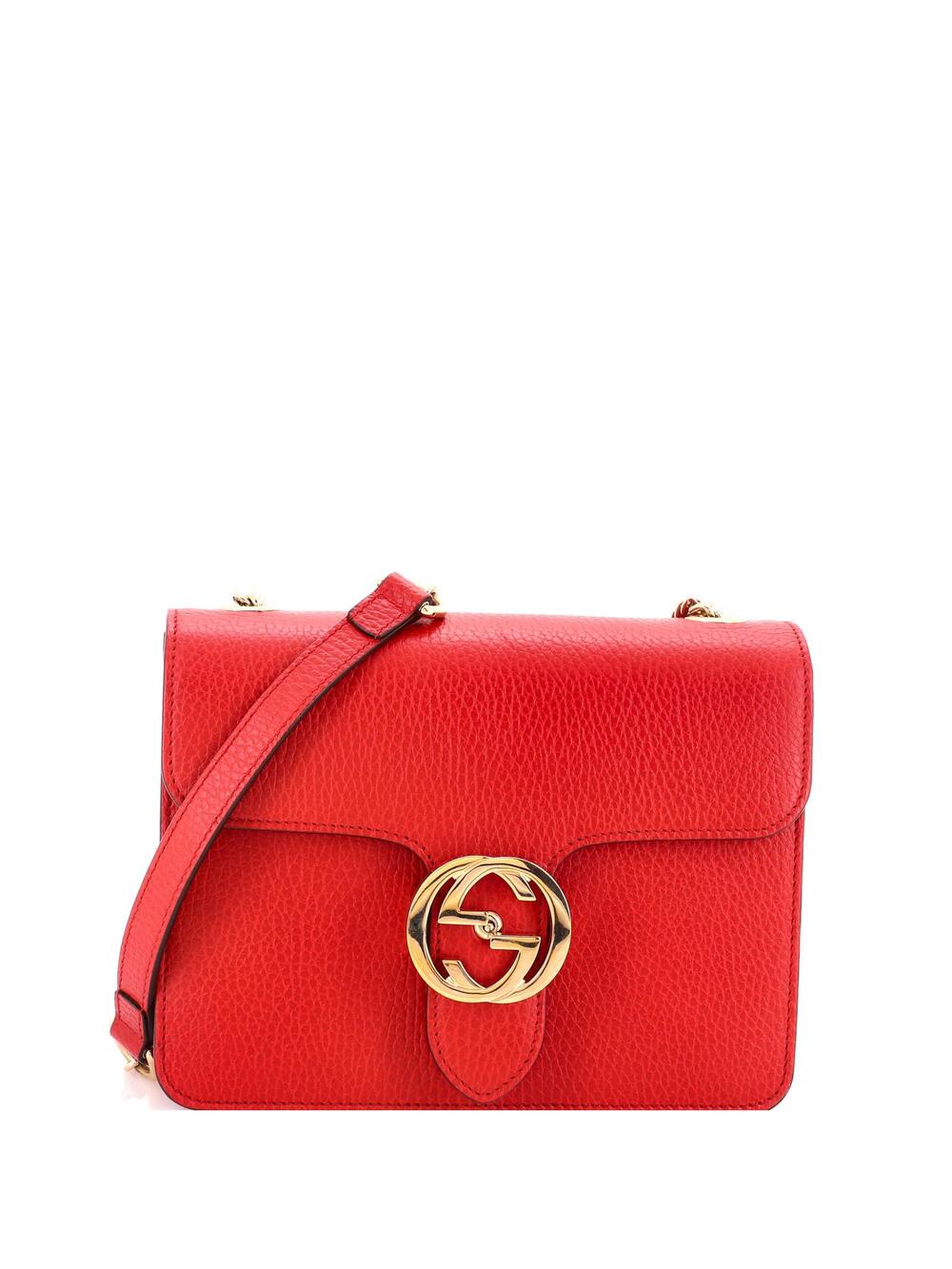 Gucci Interlocking Shoulder Bag Leather #366340G89B